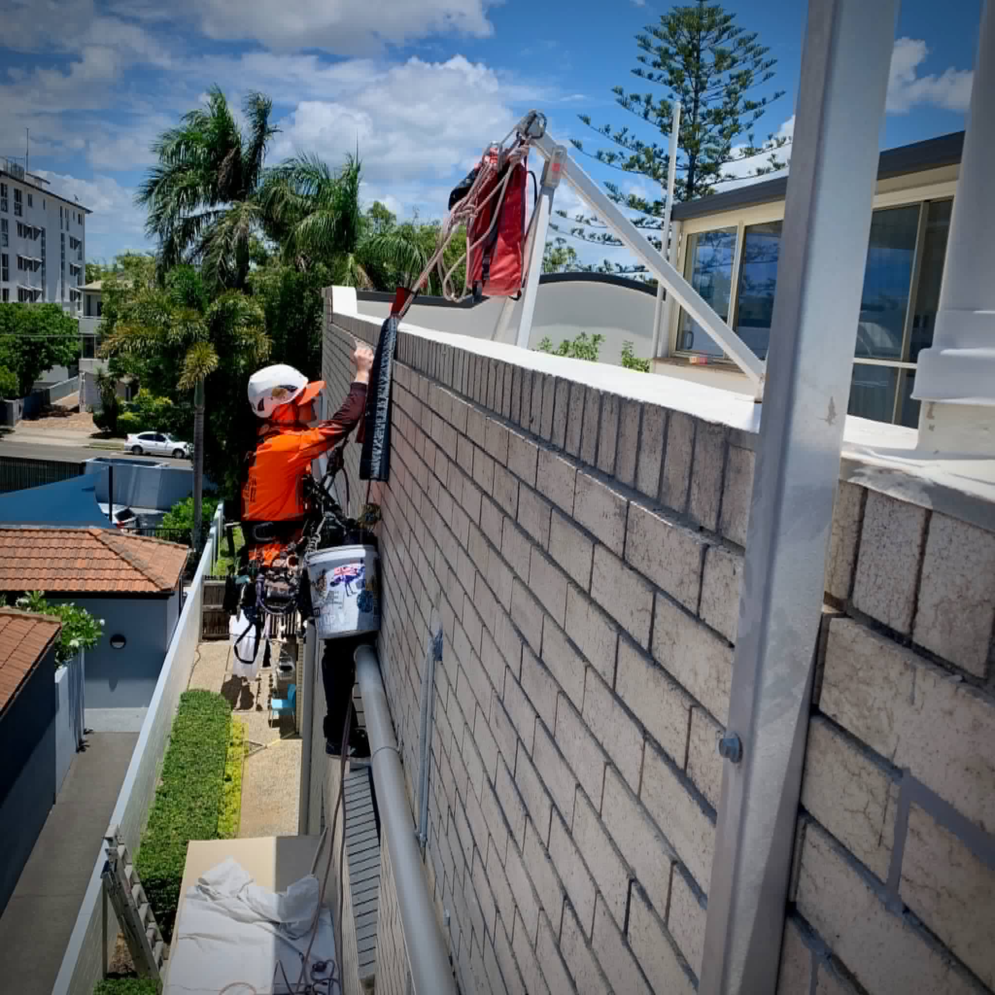 Rope access work
